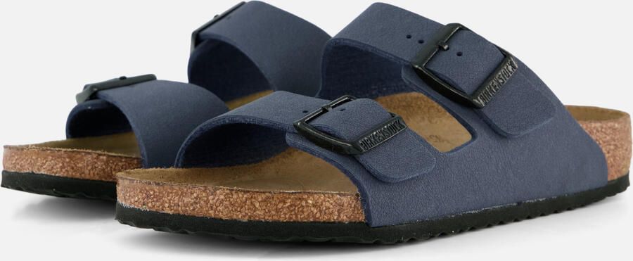 Birkenstock Arizona Kids Slippers Navy Narrow fit | Blauw | Imitatieleer - Foto 6