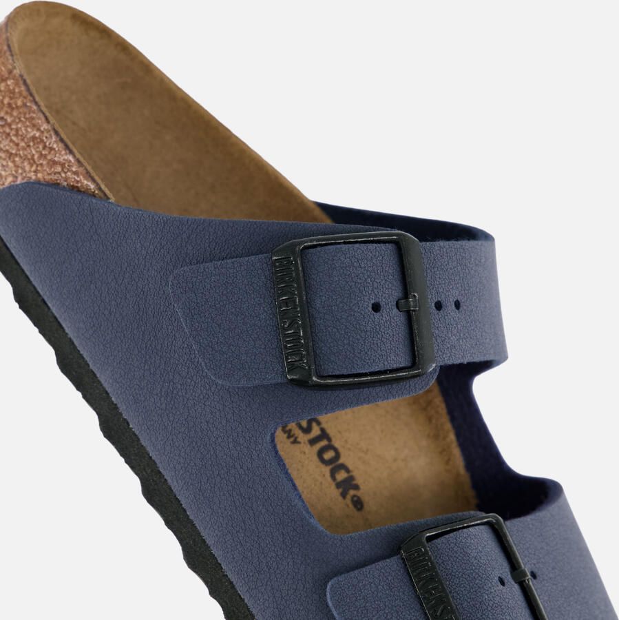 Birkenstock Arizona Kids Slippers Navy Narrow fit | Blauw | Imitatieleer