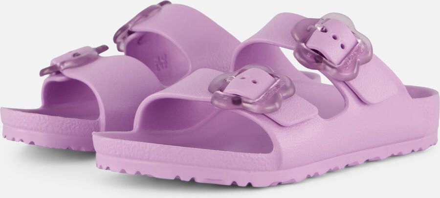 Birkenstock Kid's Arizona Flower EVA Sandalen Narrow purper roze