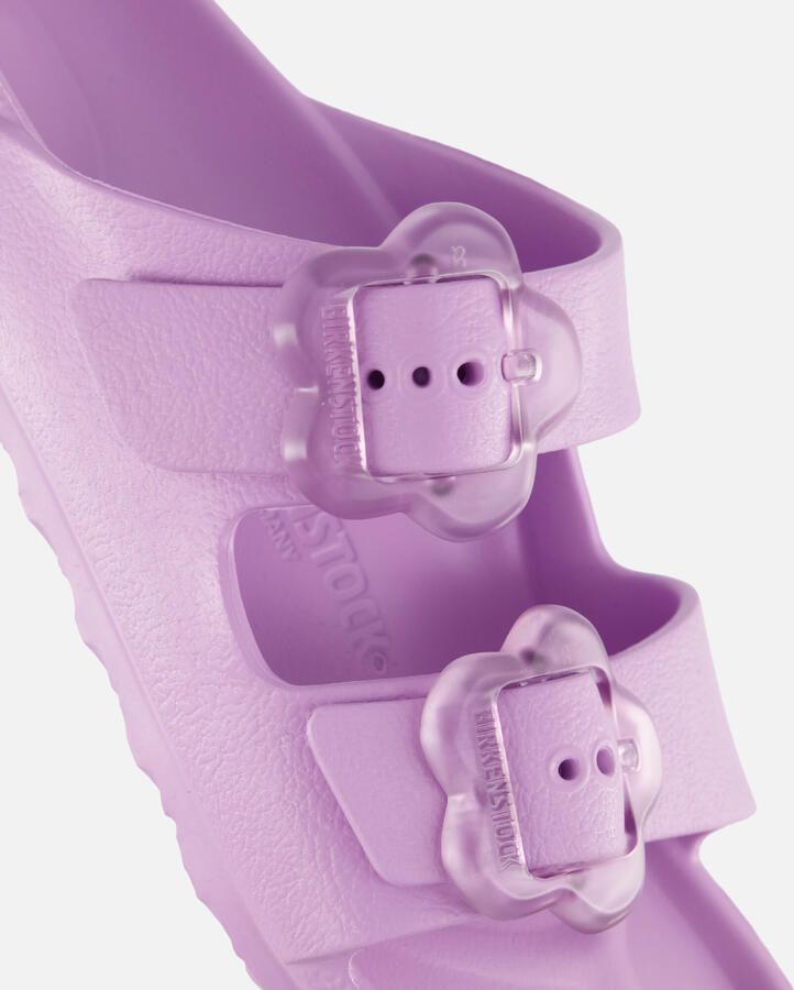 Birkenstock Kid's Arizona Flower EVA Sandalen Narrow purper roze - Foto 3