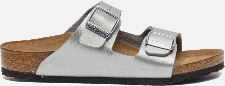 Zilveren Birkenstock Slippers Arizona Kids - Foto 4
