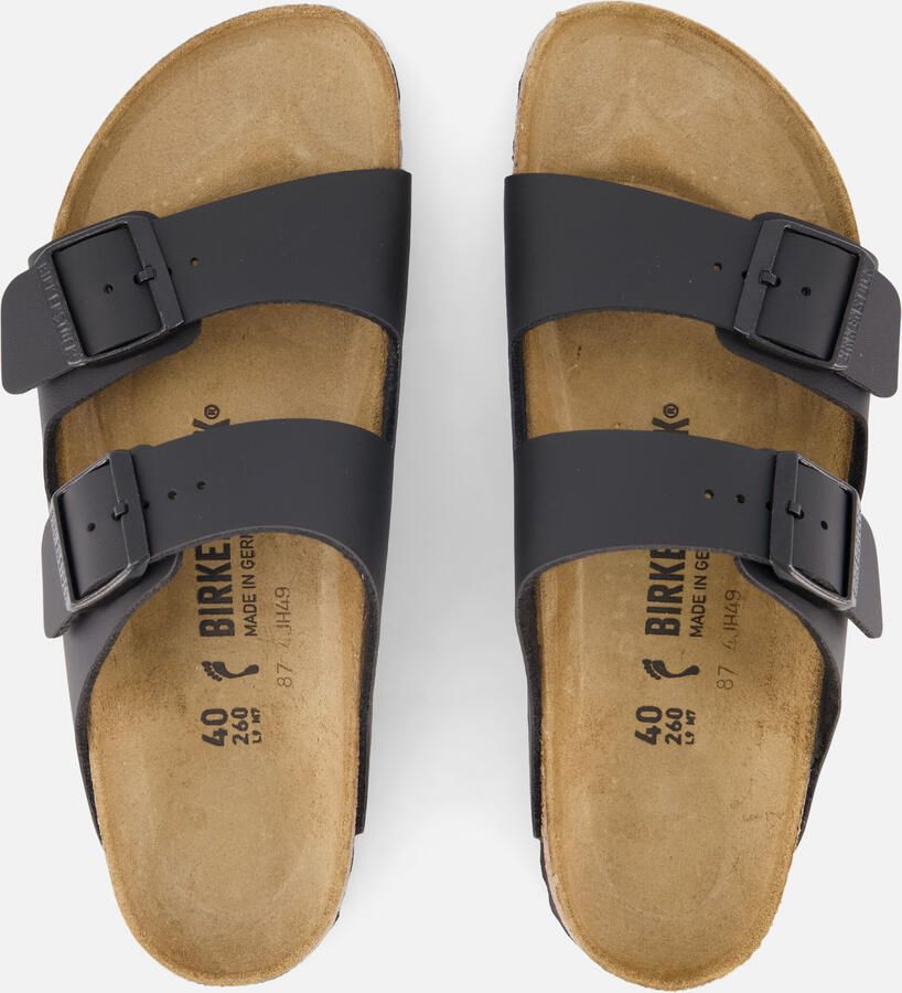 Birkenstock Arizona Slippers zwart Imitatieleer - Foto 3