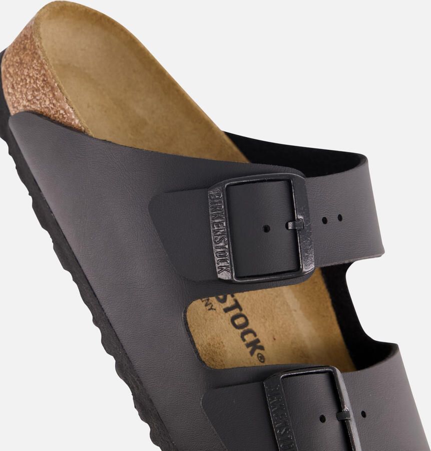Birkenstock Arizona Slippers zwart Imitatieleer - Foto 2