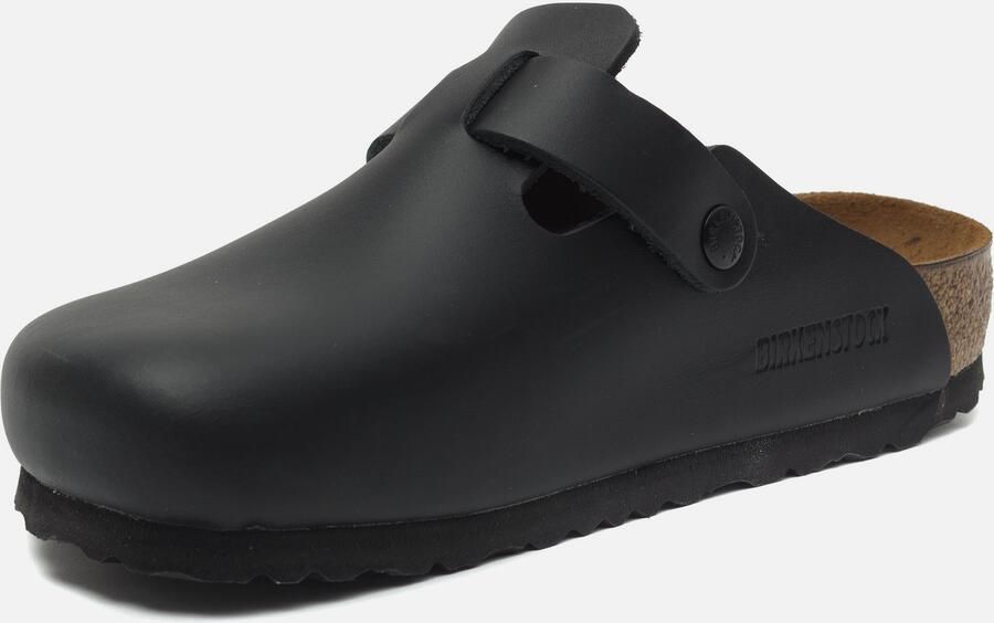 Birkenstock Boston instappers zwart