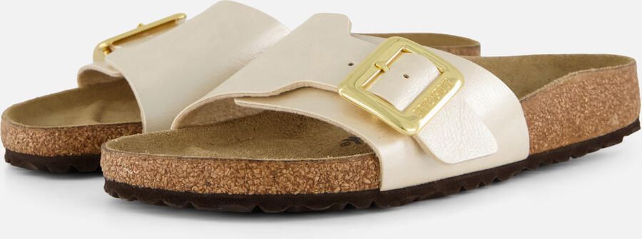 BIRKENSTOCK Slippers Dames Catalina Cushion Buckle Maat: 37 Materiaal: Leatherlook Kleur: Beige - Foto 4
