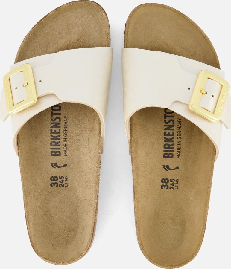 BIRKENSTOCK Slippers Dames Catalina Cushion Buckle Maat: 37 Materiaal: Leatherlook Kleur: Beige - Foto 5