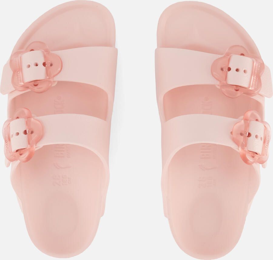 Birkenstock Kid's Arizona Flower EVA Sandalen Narrow roze - Foto 3