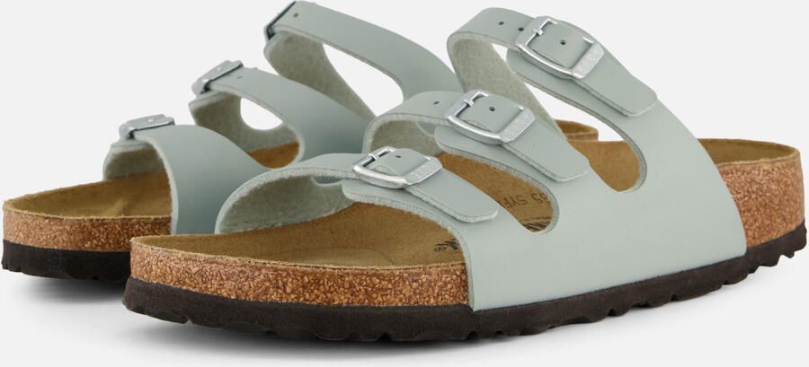Birkenstock Women's Florida Birko-Flor Sandalen Narrow turkoois - Foto 1
