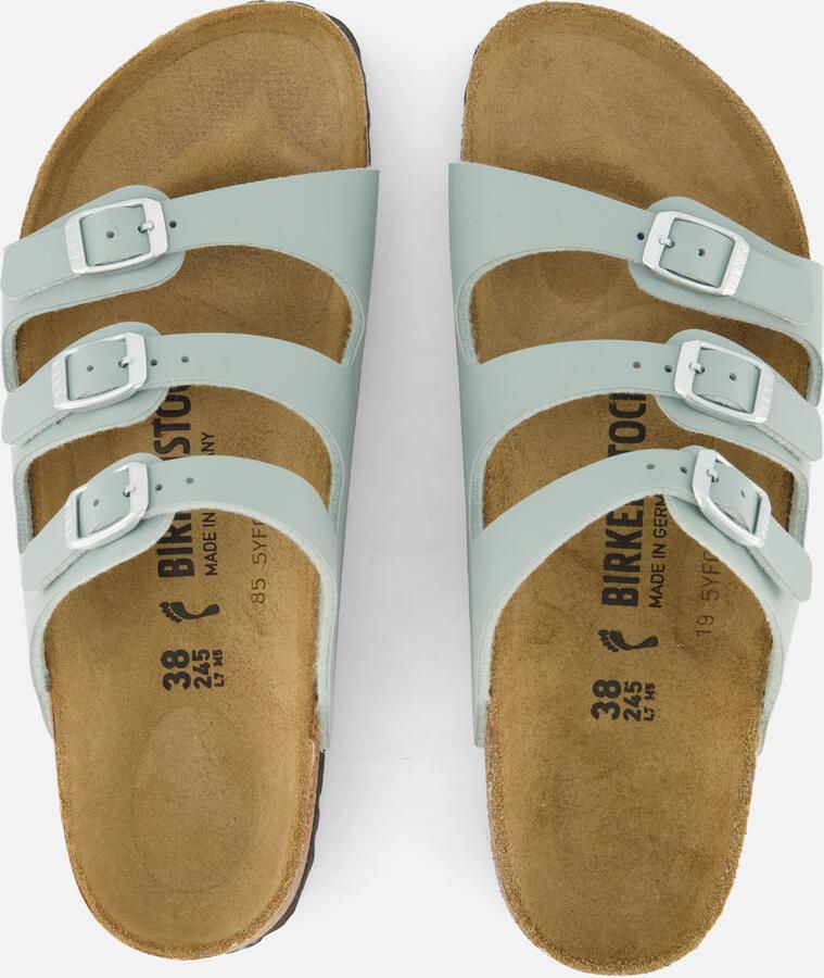 Birkenstock Women's Florida Birko-Flor Sandalen Narrow turkoois - Foto 3