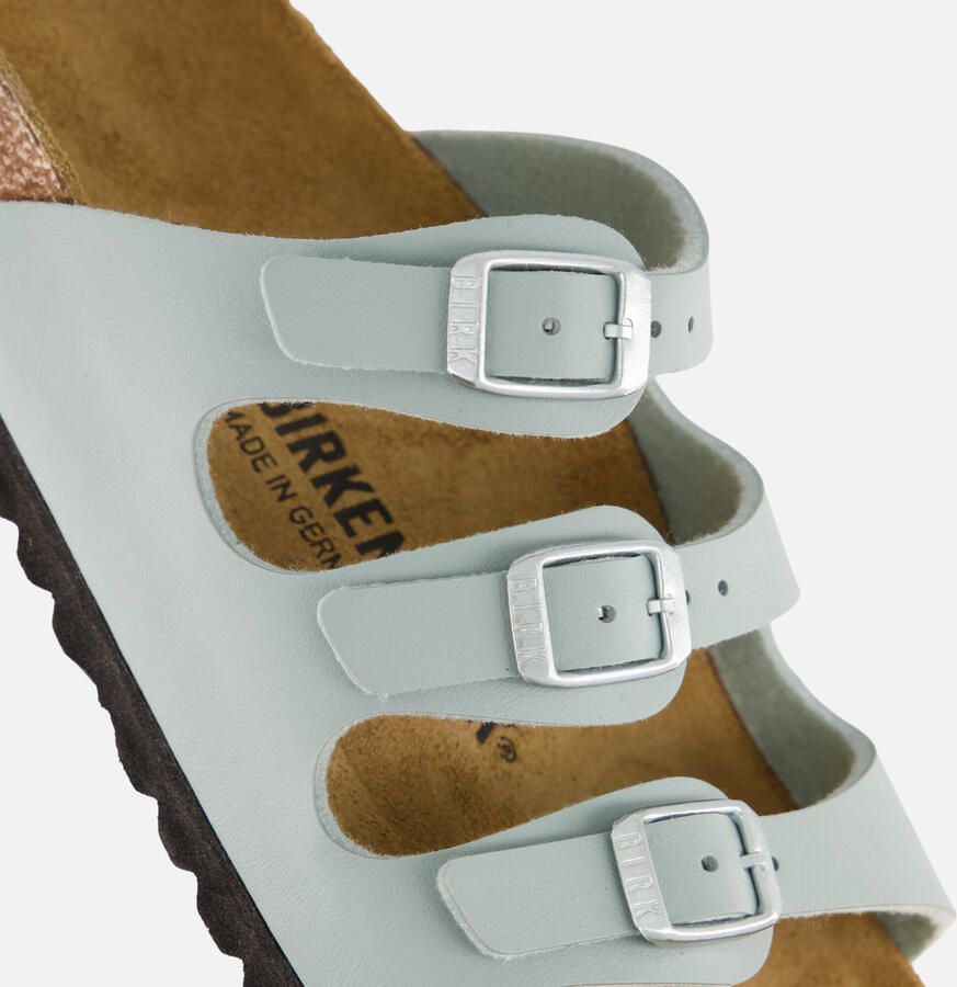 Birkenstock Women's Florida Birko-Flor Sandalen Narrow turkoois - Foto 2