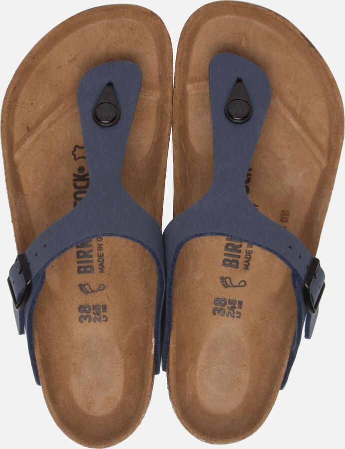 Birkenstock Gizeh Navy regular Birko-Flor Nubuck - Foto 3