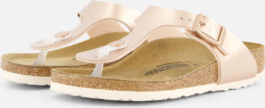 Birkenstock Gizeh Kids Slippers Electric Metallic Copper Regular fit | Goud | Imitatieleer - Foto 7