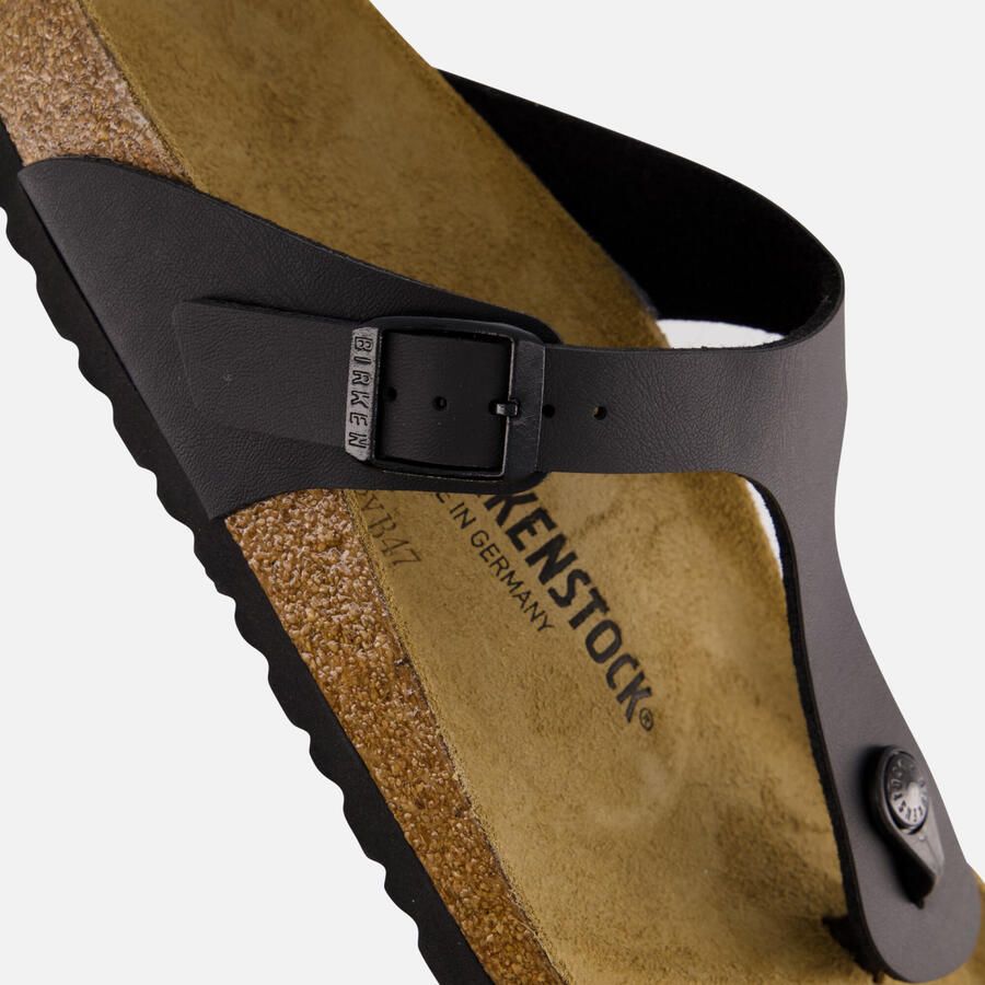 BIRKENSTOCK Teenslippers Gizeh Maat: 35 Materiaal: Leatherlook Kleur: Zwart - Foto 7