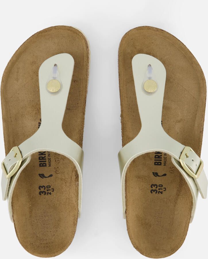 Birkenstock Meisjes Sandalen Gizeh Kids BS Electric Metallic Gold(narrow) Goud - Foto 7