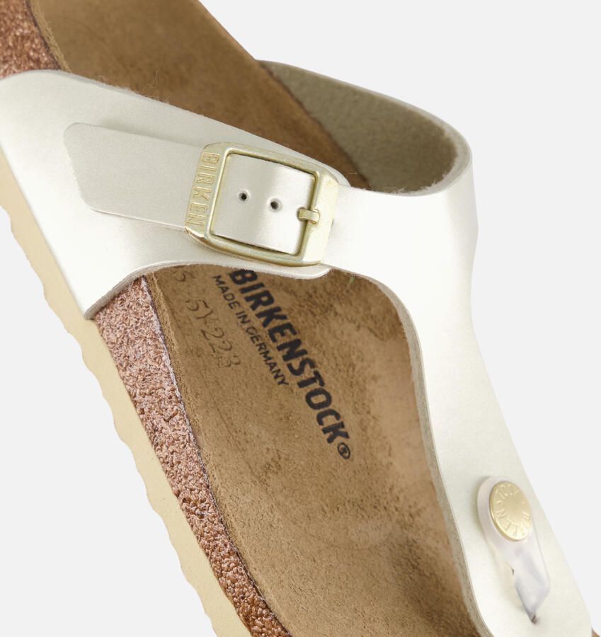 Birkenstock Meisjes Sandalen Gizeh Kids BS Electric Metallic Gold(narrow) Goud - Foto 6