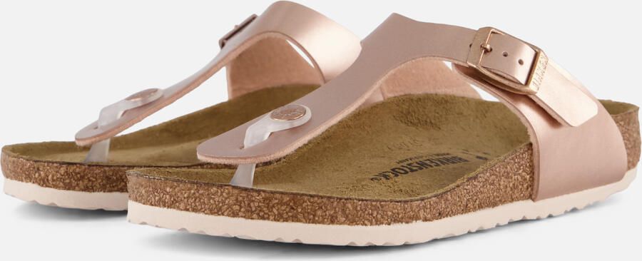 Birkenstock Gizeh Kids Slippers Electric Metallic Copper Regular fit | Goud | Imitatieleer - Foto 8