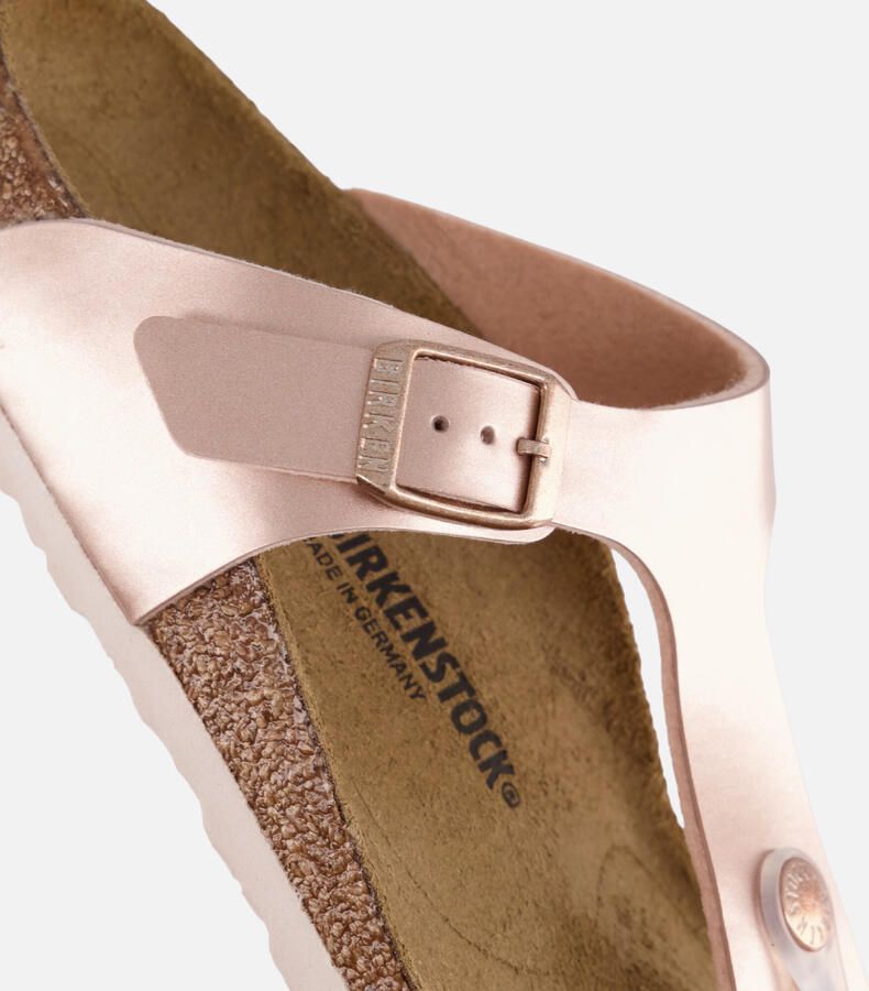 Birkenstock Gizeh Kids Slippers Electric Metallic Copper Regular fit | Goud | Imitatieleer - Foto 3