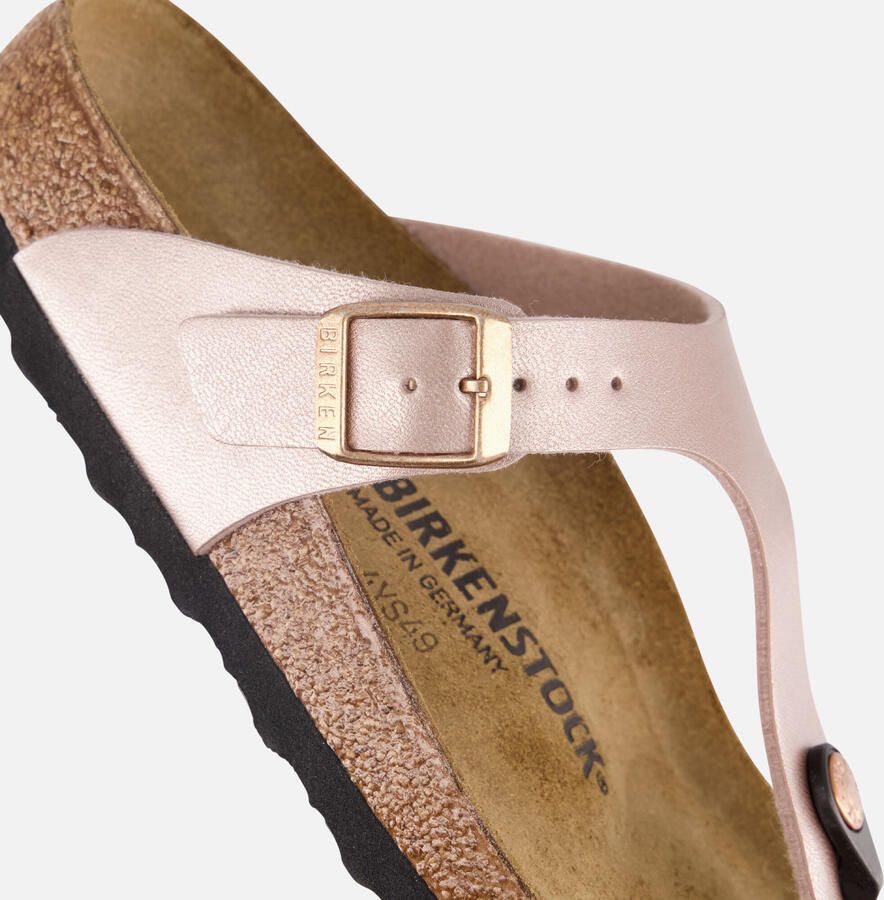 Birkenstock Women's Gizeh BF Metallic Sandalen Regular beige - Foto 3