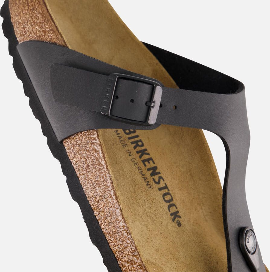 BIRKENSTOCK Teenslippers Gizeh Maat: 35 Materiaal: Leatherlook Kleur: Zwart - Foto 11