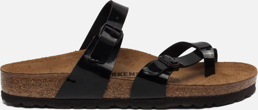 Birkenstock Mayari Dames Slippers Black Patent Narrow fit | Zwart | Imitatieleer - Foto 8