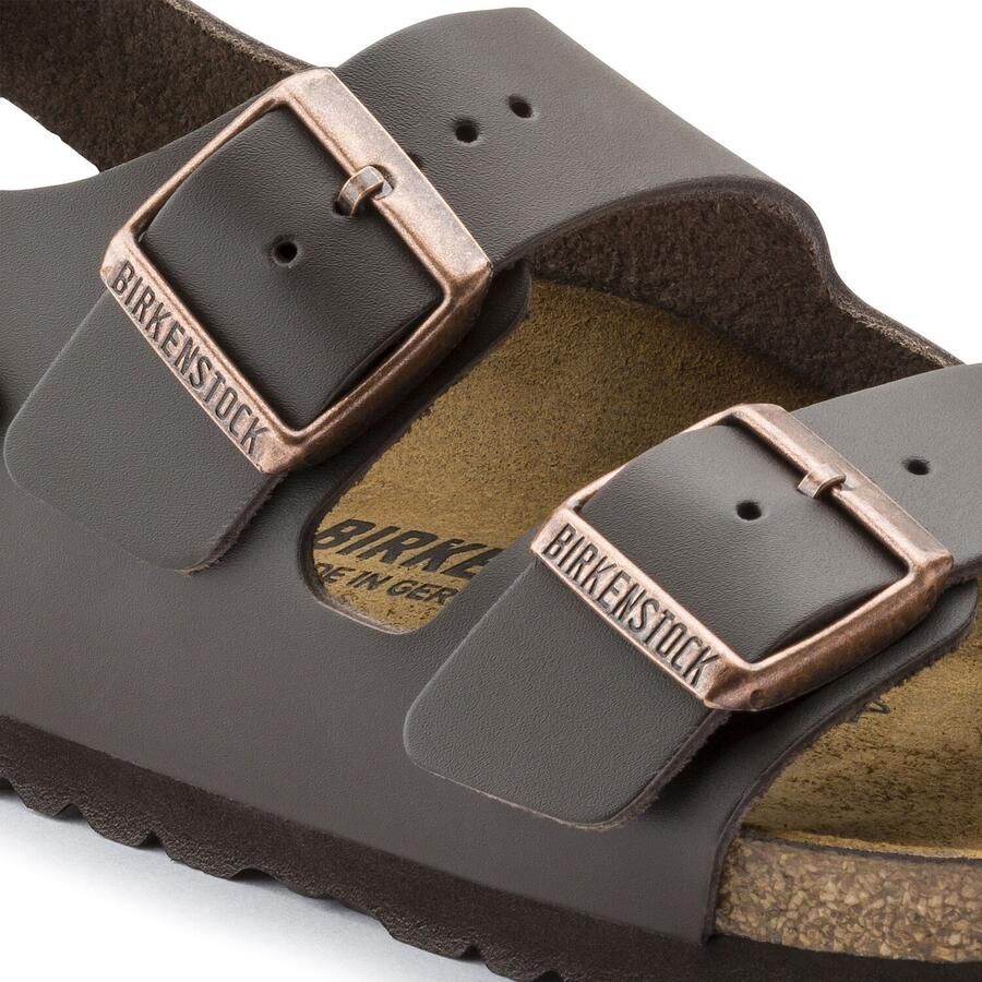 Birkenstock slipper MILANO Dark Brown regular Naturleder Smooth Leather - Foto 2
