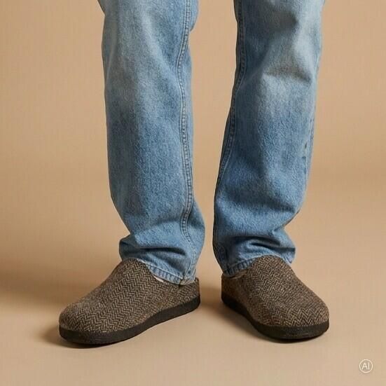 Birkenstock Amsterdam Wrapped Dip Pantoffels Regular grijs