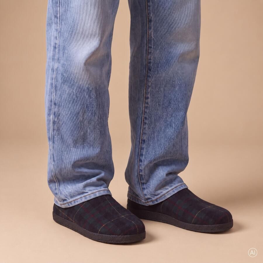 BIRKENSTOCK Muiltjes 'Amsterdam' navy geel donkergroen wijnrood