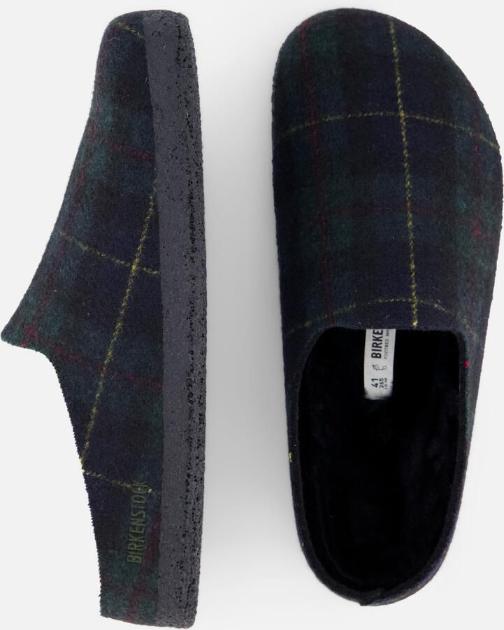 BIRKENSTOCK Muiltjes 'Amsterdam' navy geel donkergroen wijnrood - Foto 3