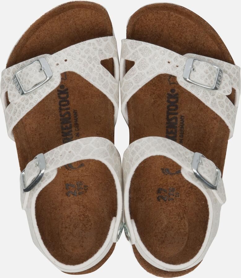 Birkenstock Rio Meisjes Beige Snake White Birko-Flor Magic - Foto 2