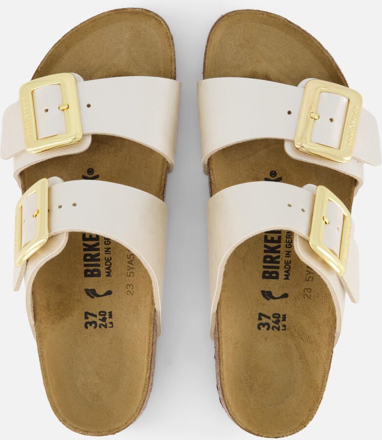 BIRKENSTOCK Slippers Dames Sydney Cushion Buckle Maat: 36 Materiaal: Leatherlook Kleur: Goud - Foto 4