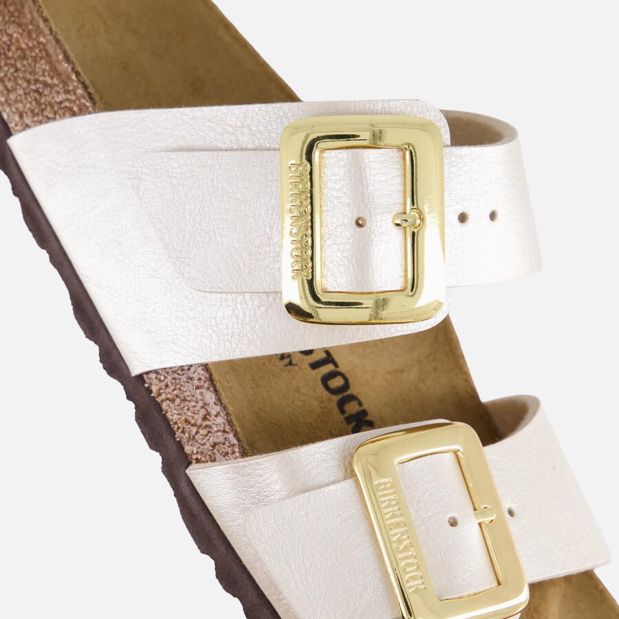 BIRKENSTOCK Slippers Dames Sydney Cushion Buckle Maat: 36 Materiaal: Leatherlook Kleur: Goud - Foto 3