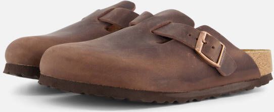 Birkenstock Boston Tabacco Brown narrow Fettleder Oiled Leather Unisex Pantoffels Tabacco Brown - Foto 20