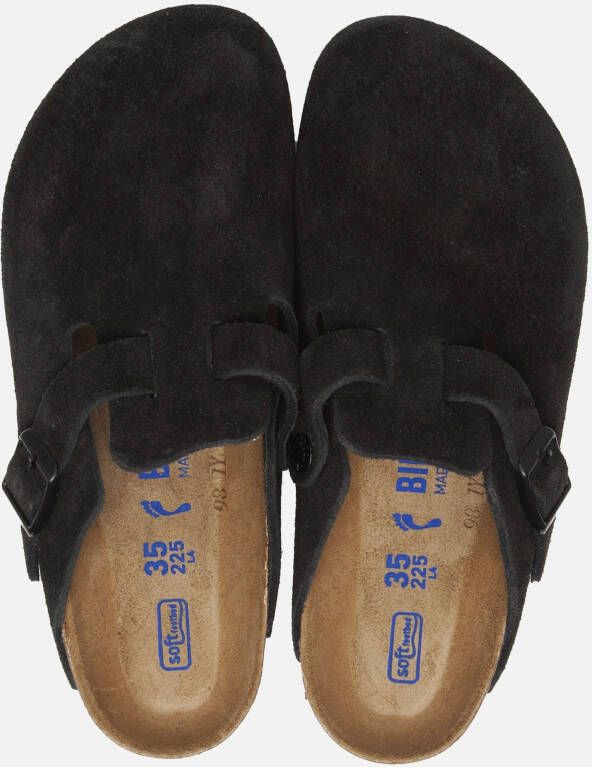 Birkenstock Boston Vl Corduroy Sandalen & Slides Schoenen black maat: 39 beschikbare maaten:36 37 38 39 40