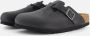 Birkenstock Boston Black narrow Fettleder Oiled Leather Unisex Pantoffels Zwart - Thumbnail 3
