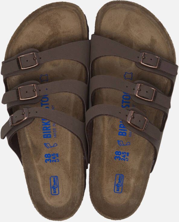 Birkenstock Florida Soft slippers bruin