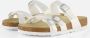 Birkenstock Franca Slippers wit Imitatieleer - Thumbnail 1