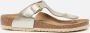 Birkenstock Gizeh Kids Slippers Electric Metallic Gold Regular fit | Goud | Imitatieleer - Thumbnail 2