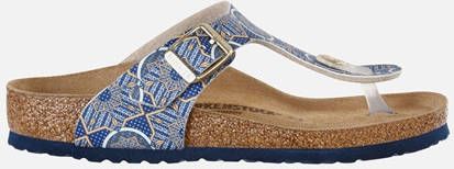 Birkenstock Gizeh Oriental Tiles slippers blauw
