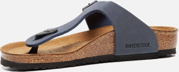 Birkenstock Gizeh Slippers blauw Imitatieleer