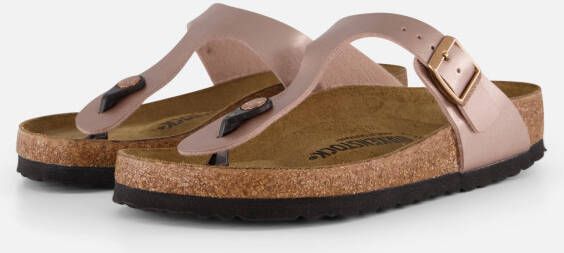 Birkenstock Gizeh Slippers brons Synthetisch