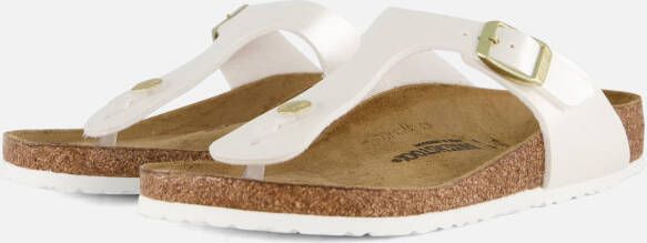 Birkenstock Gizeh Slippers wit Synthetisch