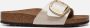 BIRKENSTOCK Slippers Dames Madrid Big Buckle Dames Maat: 40 Materiaal: Leer Kleur: Wit - Thumbnail 3