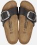 Birkenstock Madrid Big Buckle Oiled Leather Sandals Zwart Dames - Thumbnail 3