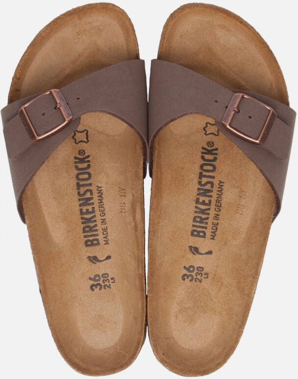 Birkenstock Madrid slippers bruin 210371