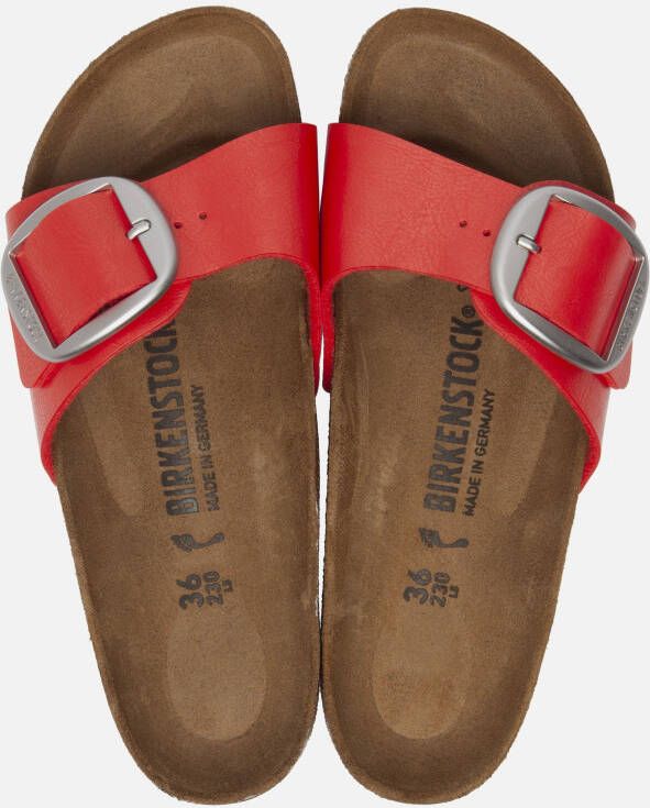 Birkenstock Madrid Graceful Dames Slippers Small fit Rood - Foto 3