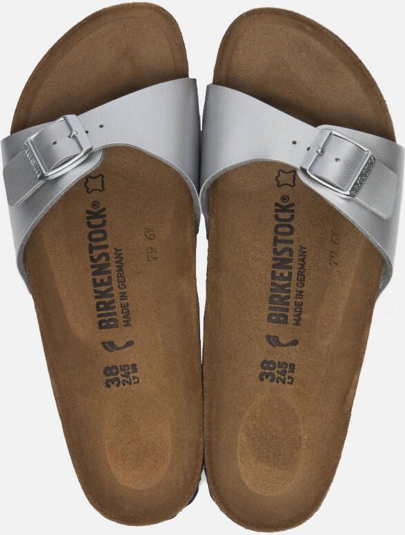Birkenstock Madrid slippers zilver