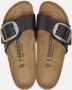 BIRKENSTOCK Slippers Dames Madrid Big Buckle Dames Maat: 36 Materiaal: Leer Kleur: Zwart - Thumbnail 3