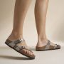 Birkenstock Groene zomersliders Stijlvol en comfortabel Green - Thumbnail 3