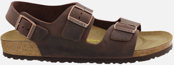 Birkenstock Milano Platte Sandalen Comfort en Stijl Bruin