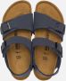 Birkenstock New York Junior Birko Flor BC Narrow Junior Sandaal Marineblauw - Thumbnail 3